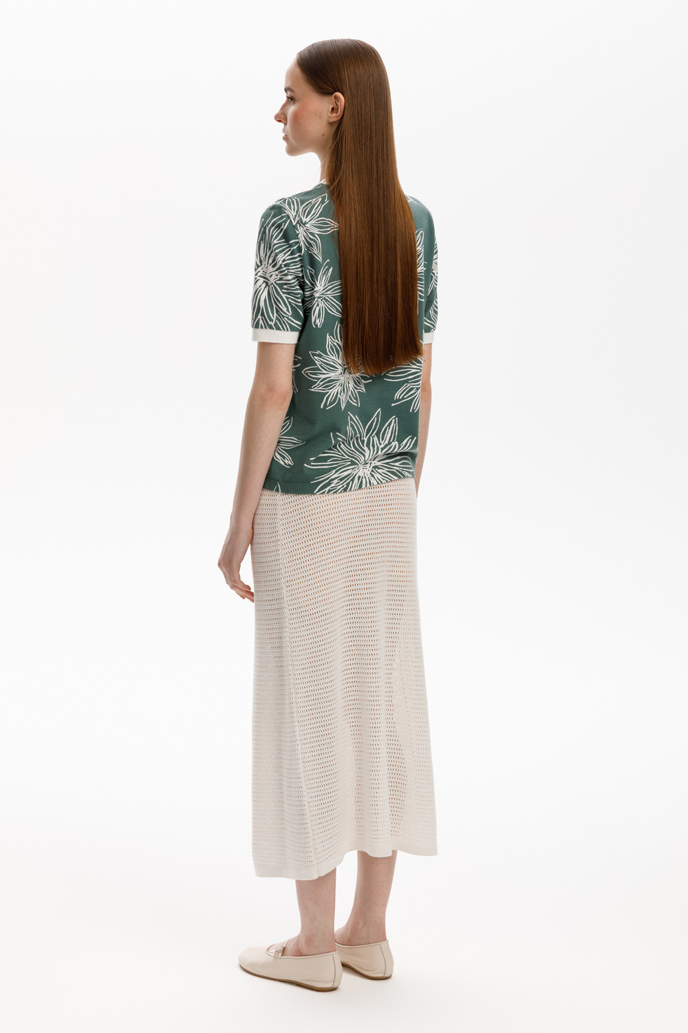 Футболки женские для мам, артикул: ЕВТ 3220, цвет: зеленый, фото 7