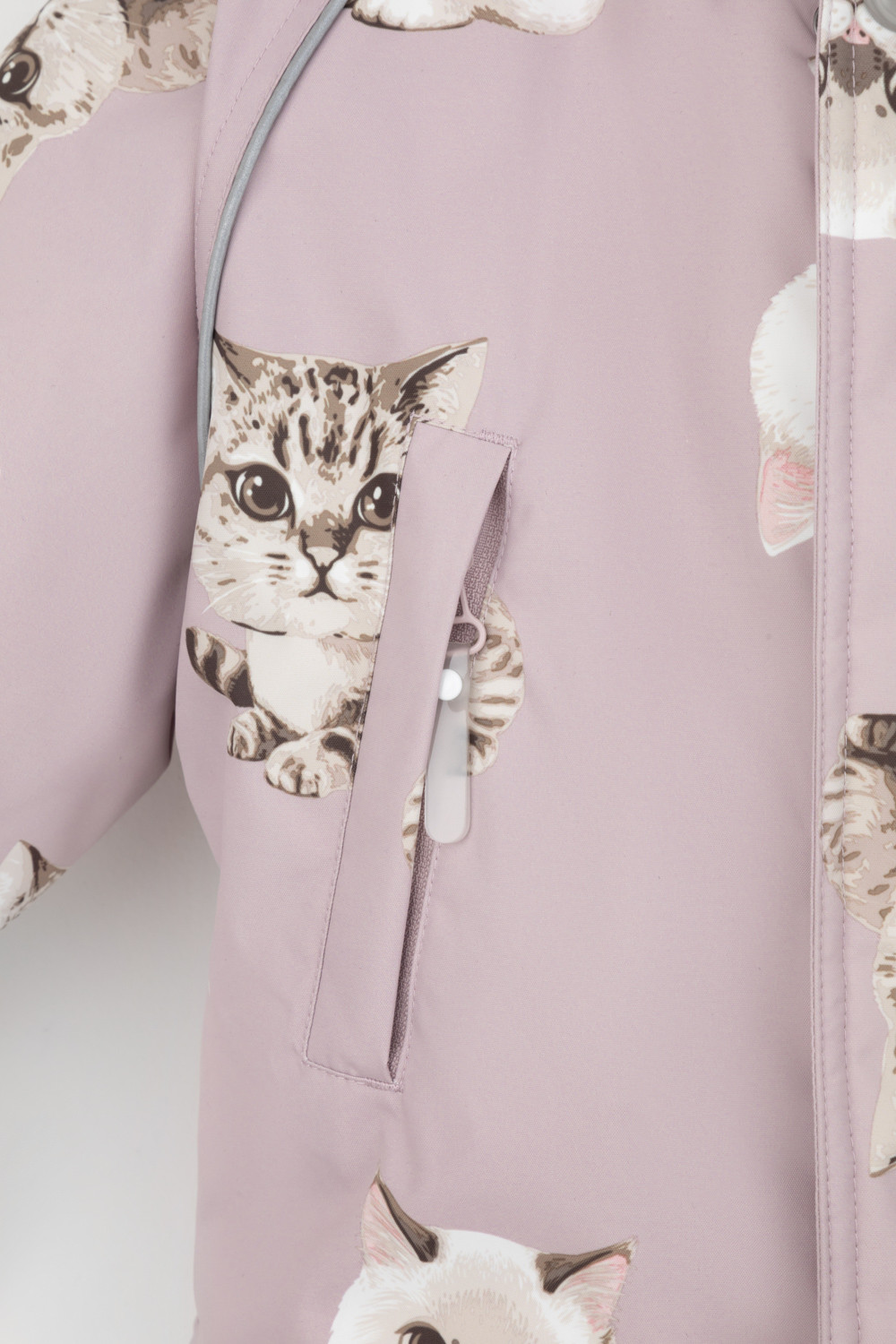 Комбинезоны утепленные для девочки, артикул: ВК 60117/н/1 ГР, цвет: светло-розовый, фото 7