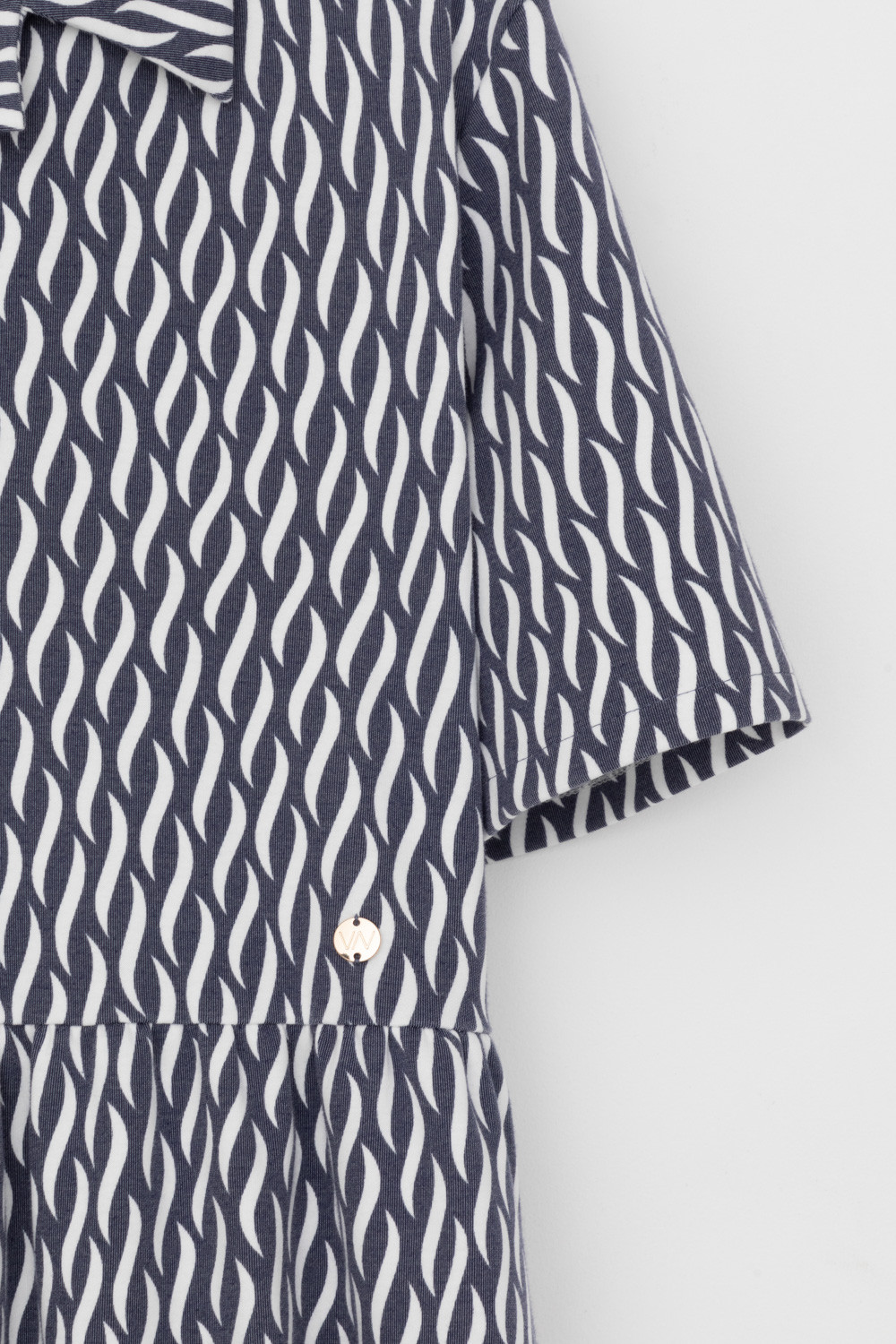 Платья женские для мам, артикул: ЕВТ 5071, цвет: синий, фото 7