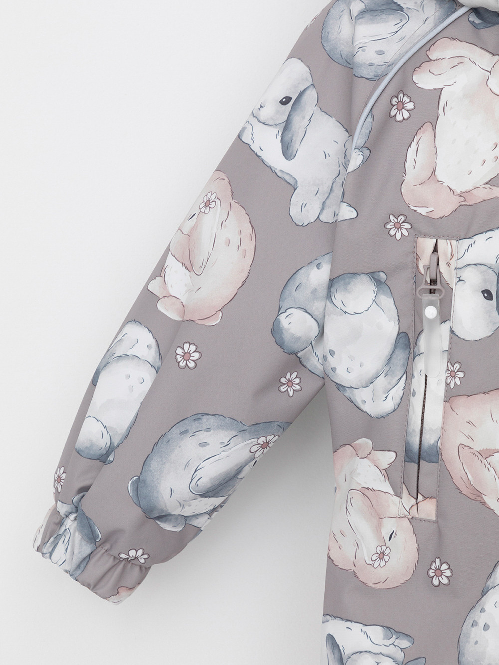 Комбинезоны утепленные для девочки, артикул: ВК 60085/н/55 Ал, цвет: кофейный, фото 7