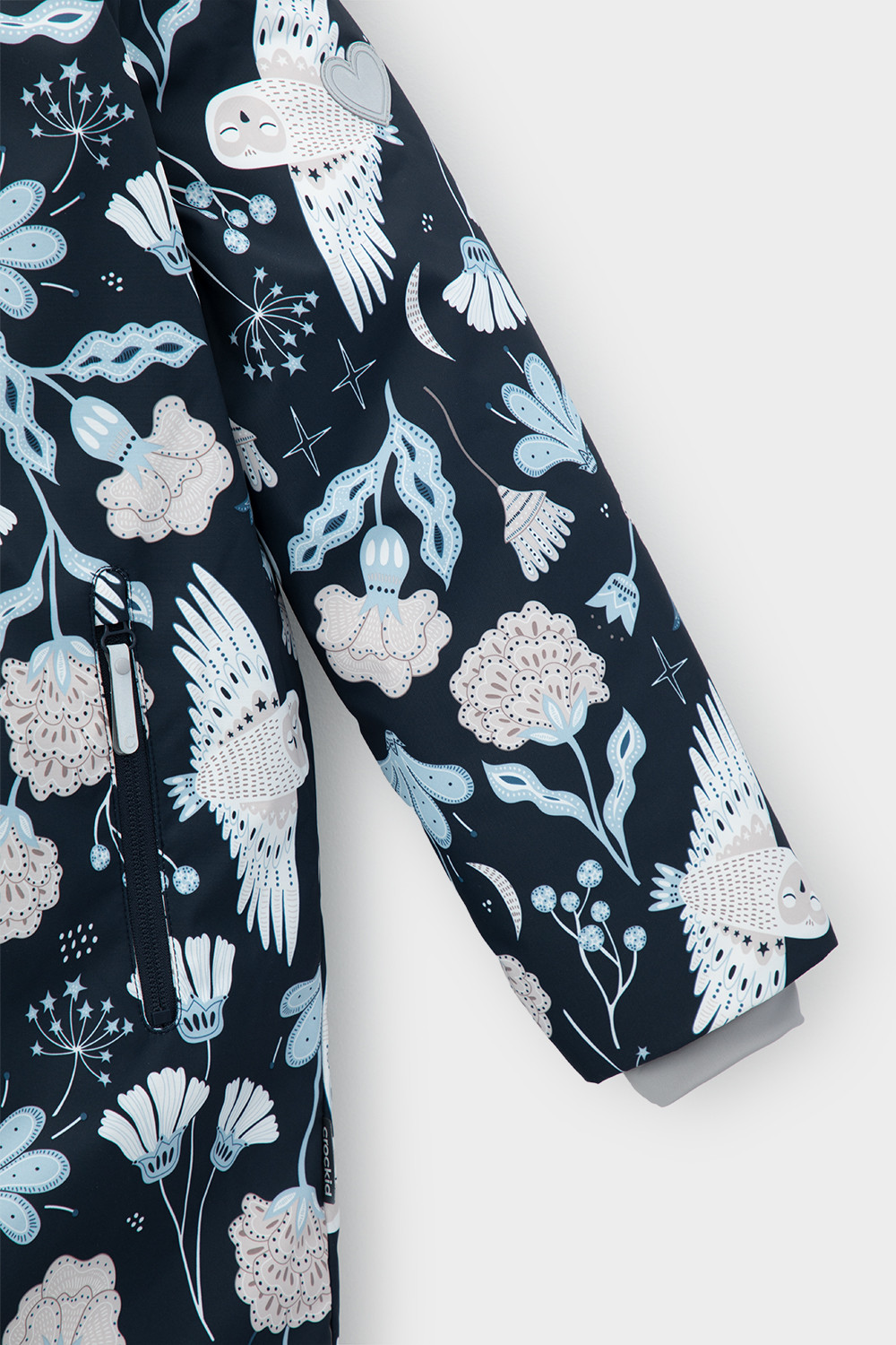 Пальто для девочки, артикул: ВК 38087/н/3 УЗГ, цвет: темно-синий, фото 7