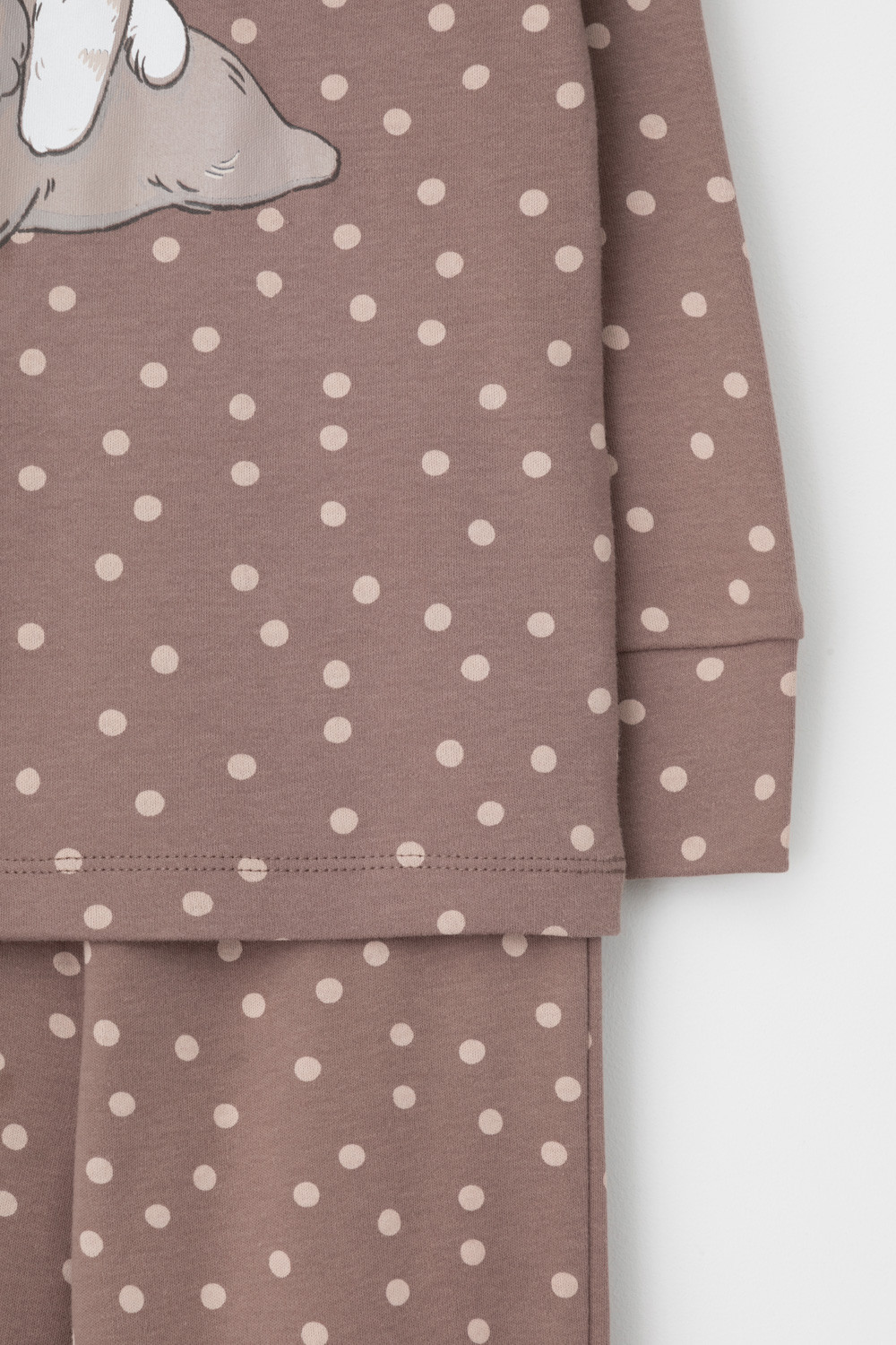 Пижама для девочки, артикул: К 1621, цвет: коричневый, фото 7