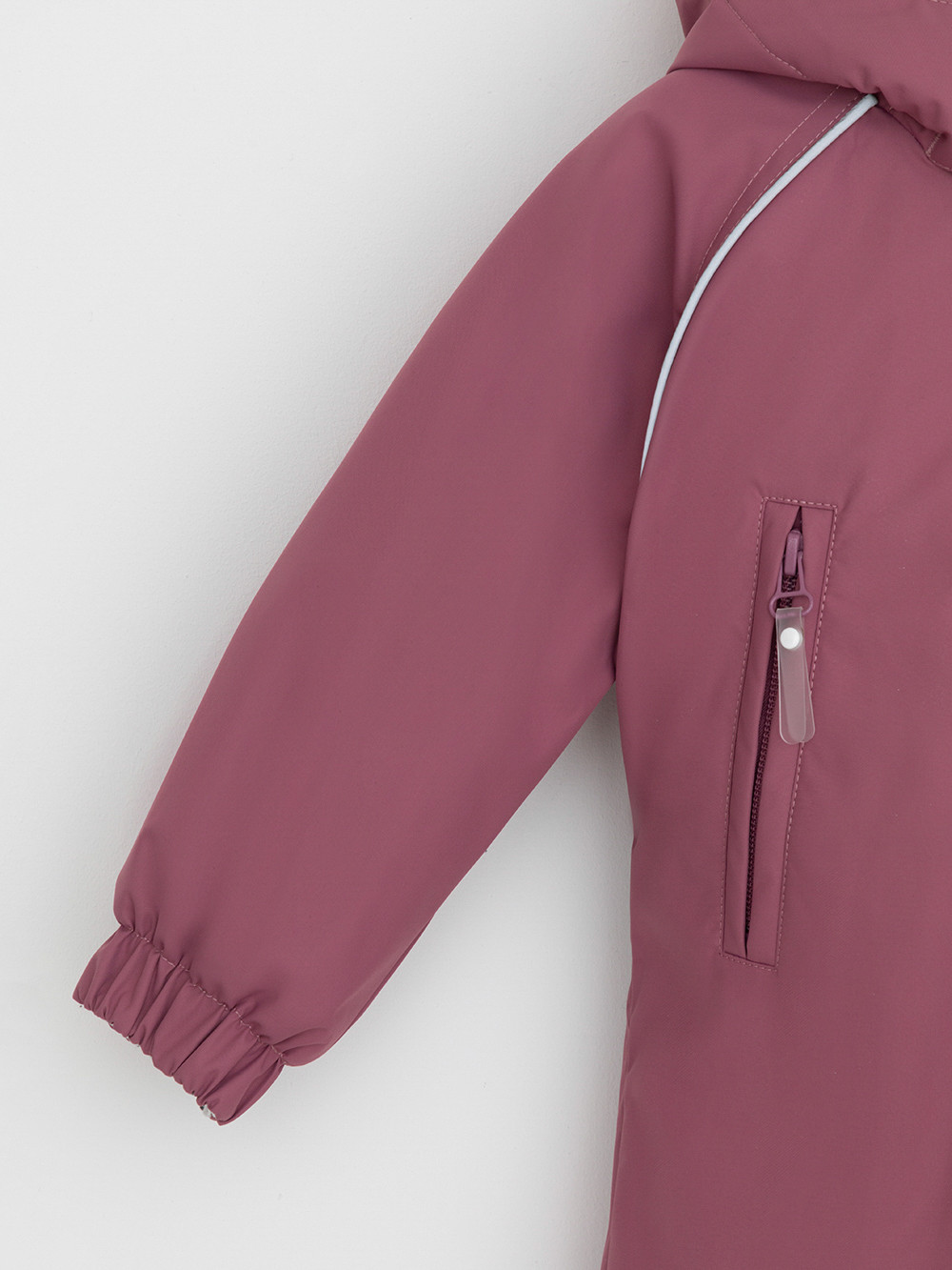 Комбинезоны утепленные для девочки, артикул: ВК 60107/4 Ал, цвет: бордовый, фото 3