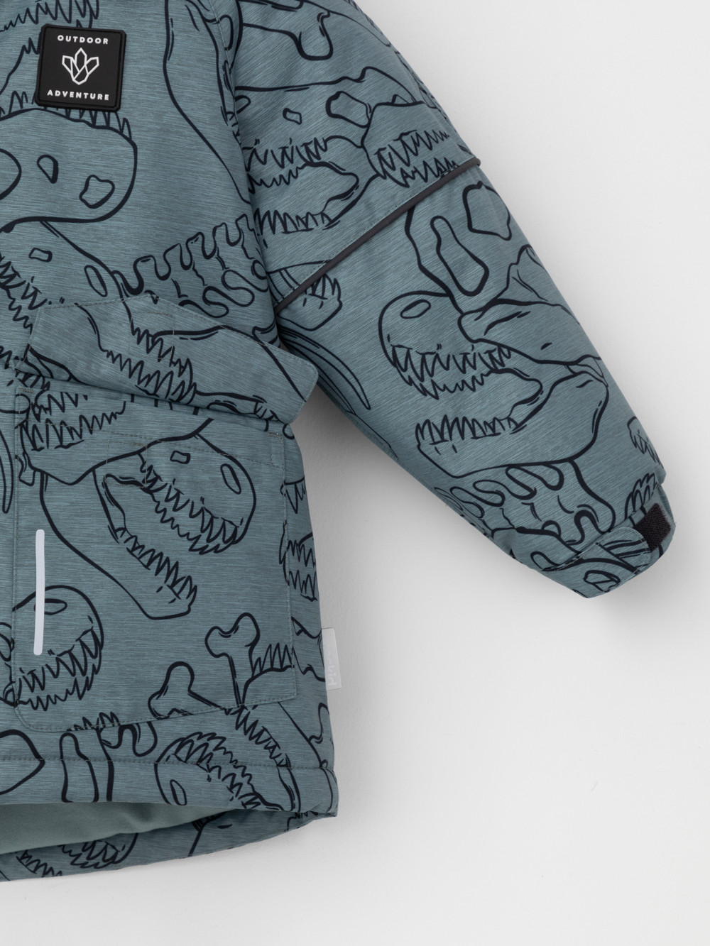 Куртки для мальчика, артикул: ВК 36093/н/4 ГР, цвет: бирюзовый, фото 7