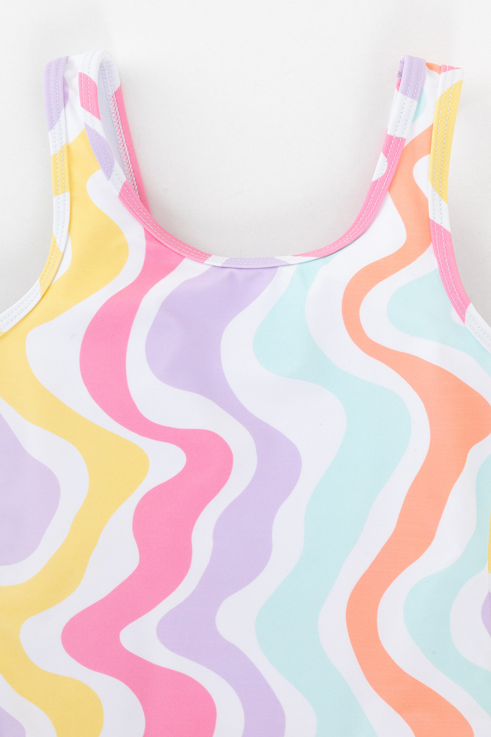 Купальник для девочки, артикул: ТК 16006/15н ФВ, цвет: белый, фото 7