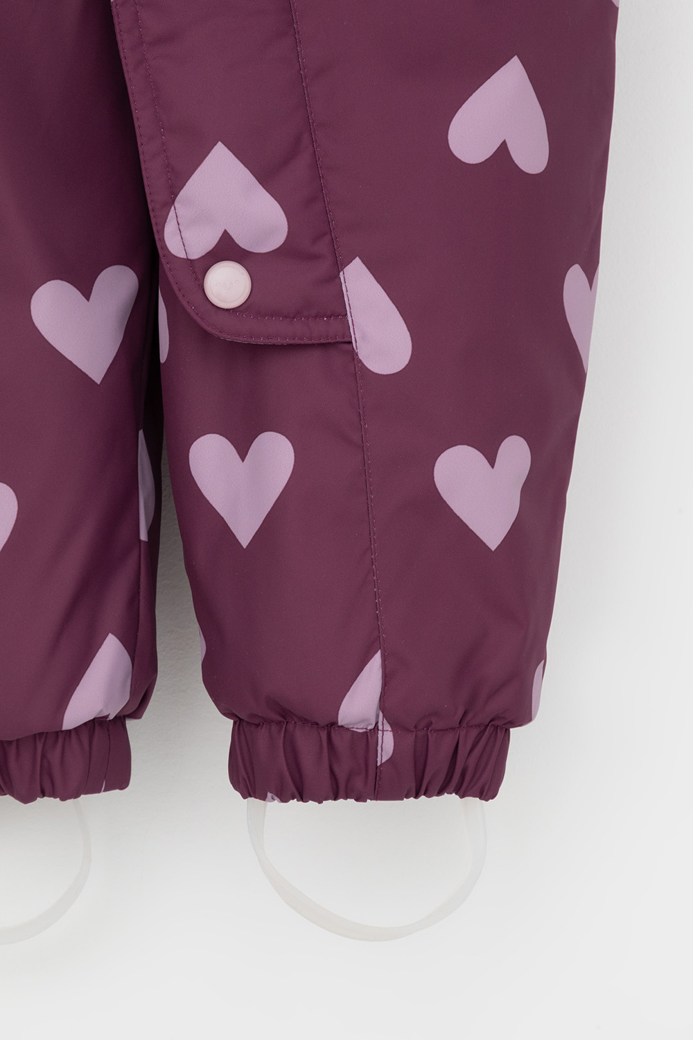 Комбинезоны утепленные для девочки, артикул: ВК 60113/н/1 УЗГ, цвет: бордовый, фото 7