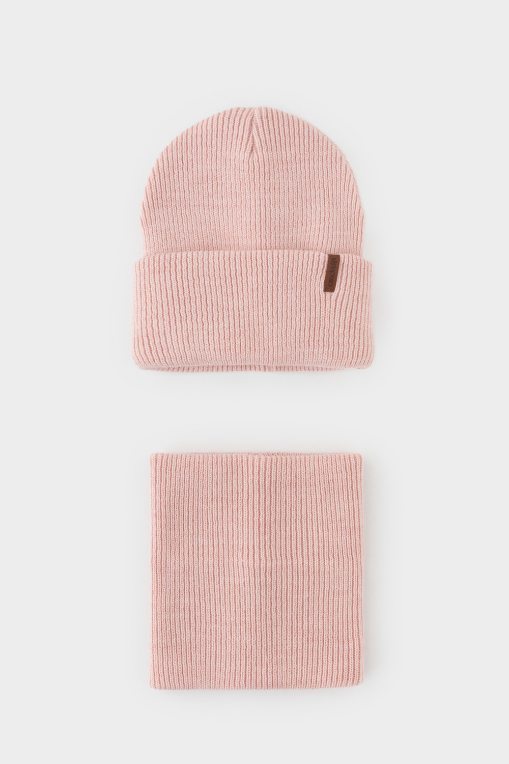 Комплект вязаный для девочки, артикул: КВ 22016/ш, цвет: розовый, фото 7