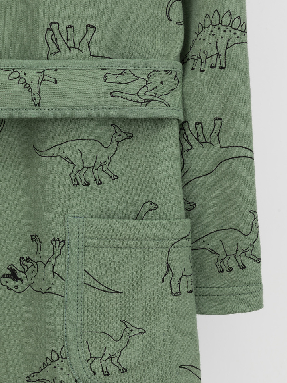 Халат для мальчика, артикул: К 5763, цвет: зеленый, фото 7