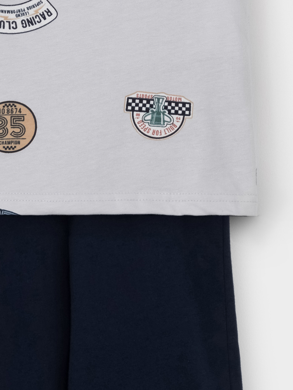 Пижама для мальчика, артикул: К 1614, цвет: светло-серый5, фото 7