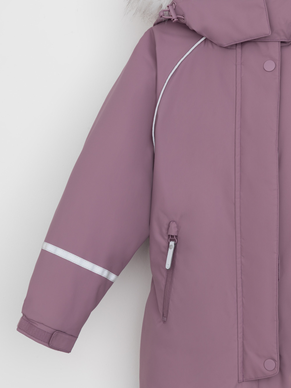 Комбинезоны утепленные для девочки, артикул: ВК 60102/10 ГР (98-122), цвет: бордовый, фото 7