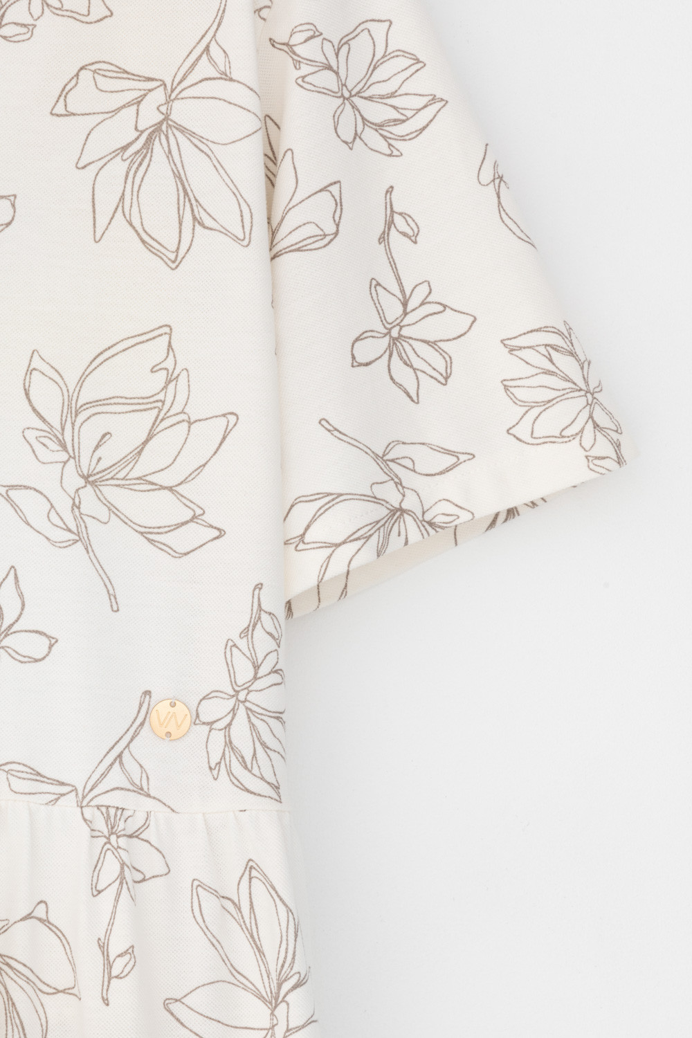 Платья женские для мам, артикул: ЕВТ 5071, цвет: бежевый, фото 8