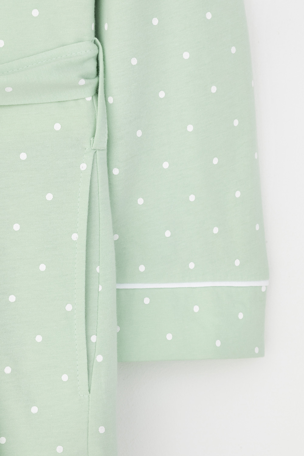 Халаты женские для мам, артикул: Е 50005/24, цвет: зеленый, фото 8