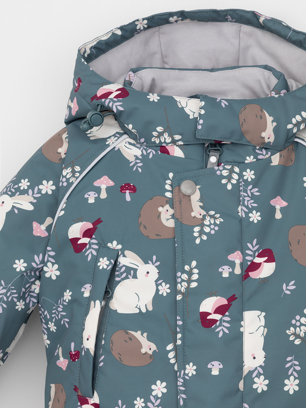 Комбинезоны утепленные для девочки, артикул: ВК 60032/н/56 Ал, цвет: голубой, фото 8