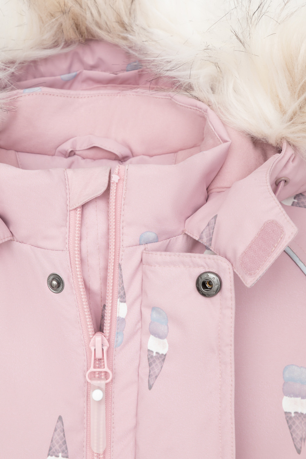 Комбинезоны утепленные для девочки, артикул: ВК 60105/н/8 ГР, цвет: розовый, фото 8
