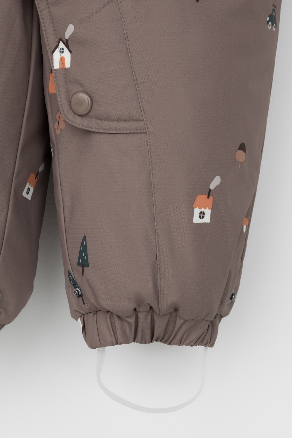 Комбинезоны утепленные для мальчика, артикул: ВК 60116/н/8 ГР, цвет: коричневый, фото 8