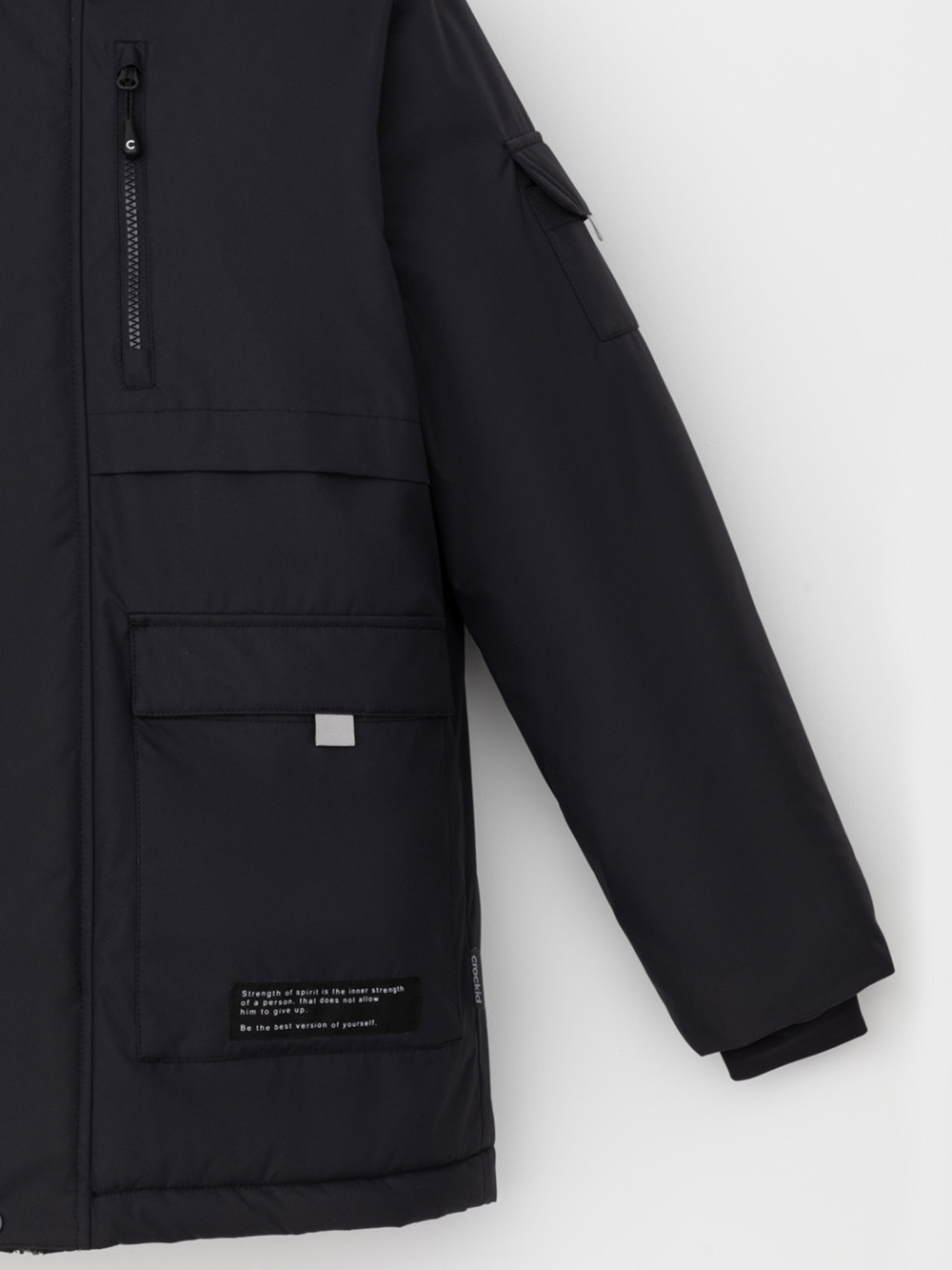 Куртки для мальчика, артикул: ВК 36105/3 ГР (104-122), цвет: черный, фото 8