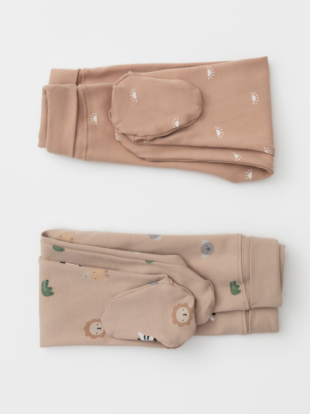 Ползунки для новорожденных, артикул: К 400220-2уп, цвет: бежевый, фото 8