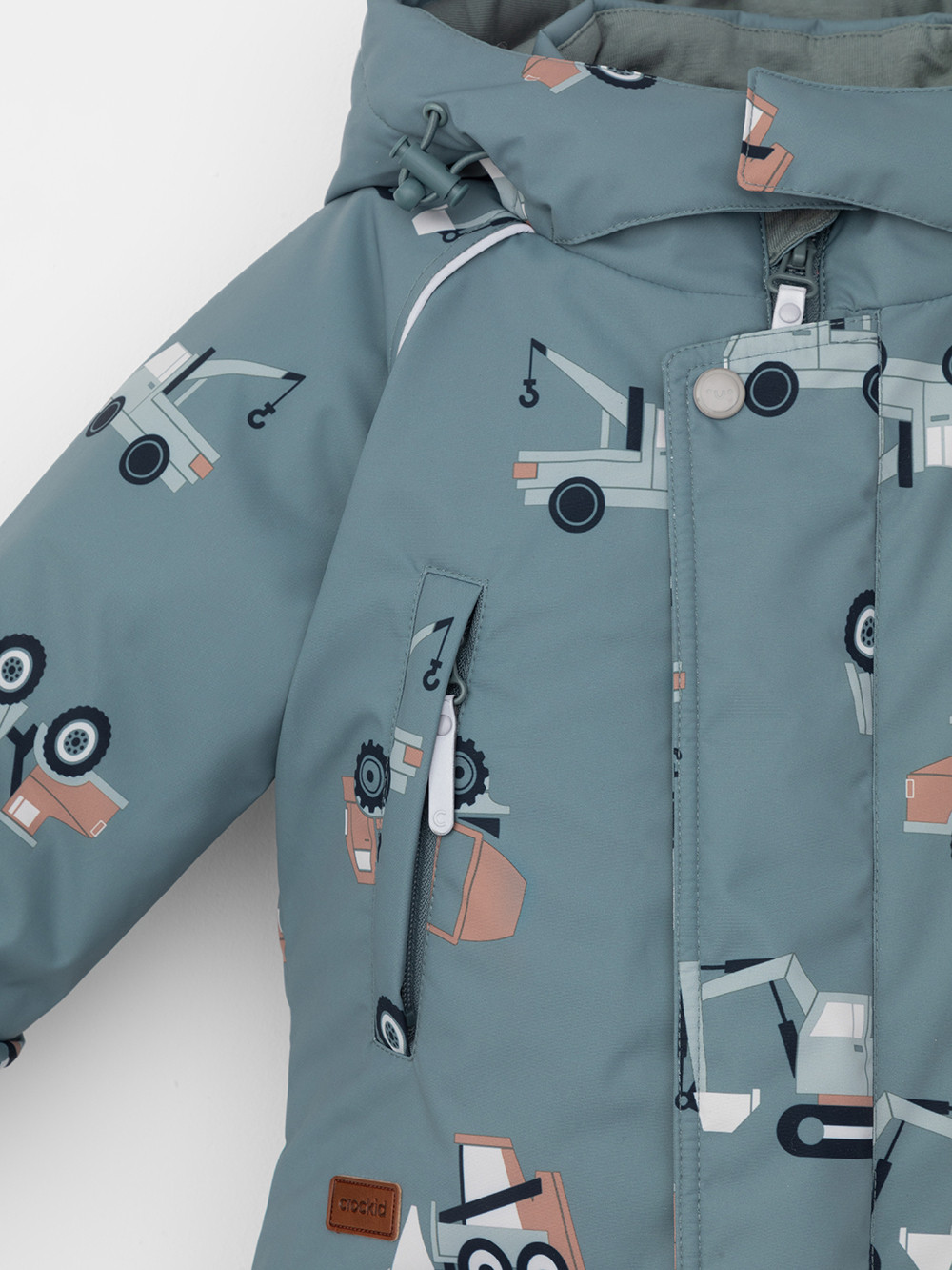 Комбинезоны утепленные для мальчика, артикул: ВК 60032/н/65 Ал, цвет: бирюзовый, фото 8