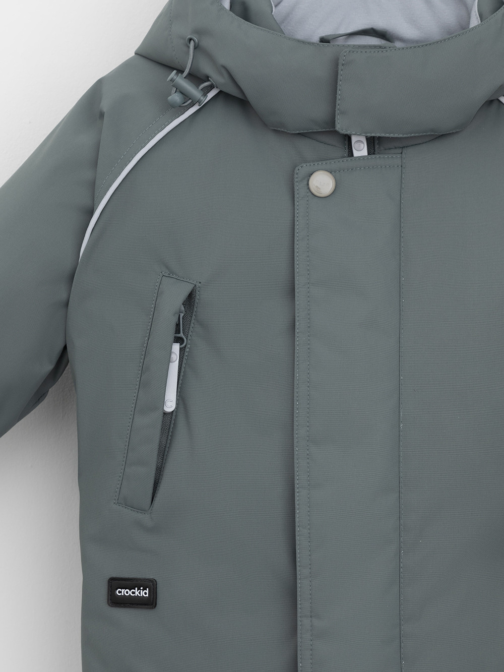 Комбинезоны утепленные для мальчика, артикул: ВК 60032/9 УЗГ, цвет: зеленый, фото 8