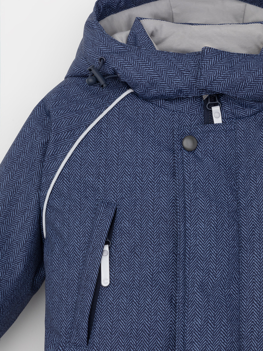 Комбинезоны утепленные для мальчика, артикул: ВК 60032/н/66 Ал, цвет: синий, фото 8