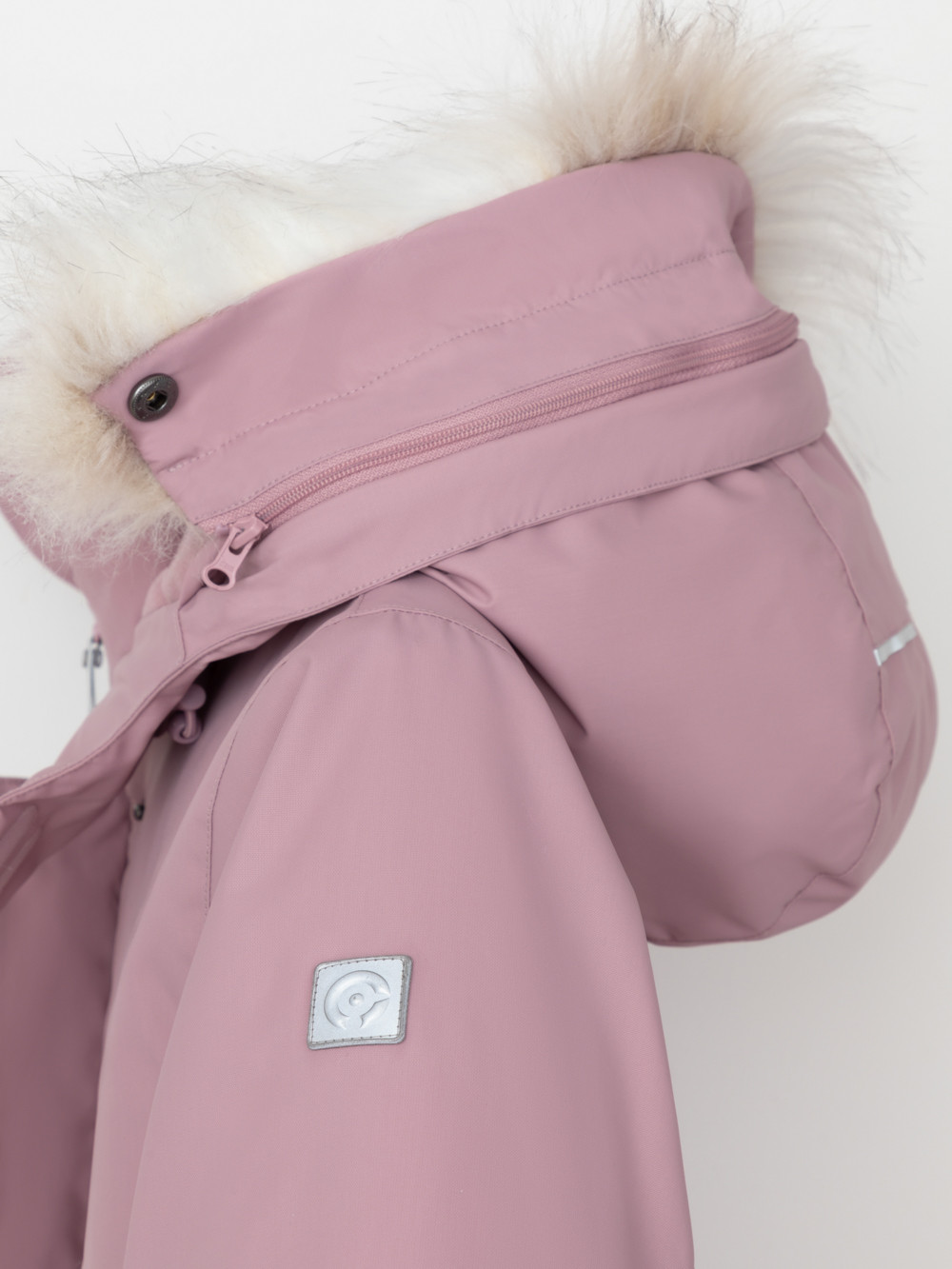 Пальто для девочки, артикул: ВК 38107/10 ГР, цвет: светло-розовый, фото 8