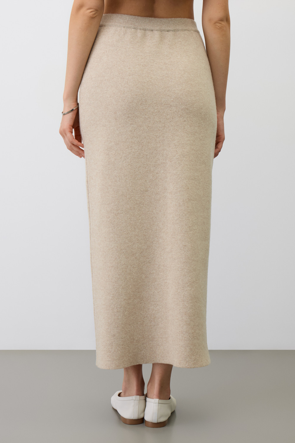 Юбки женские для мам, артикул: ЕВ 745/ш, цвет: бежевый, фото 8