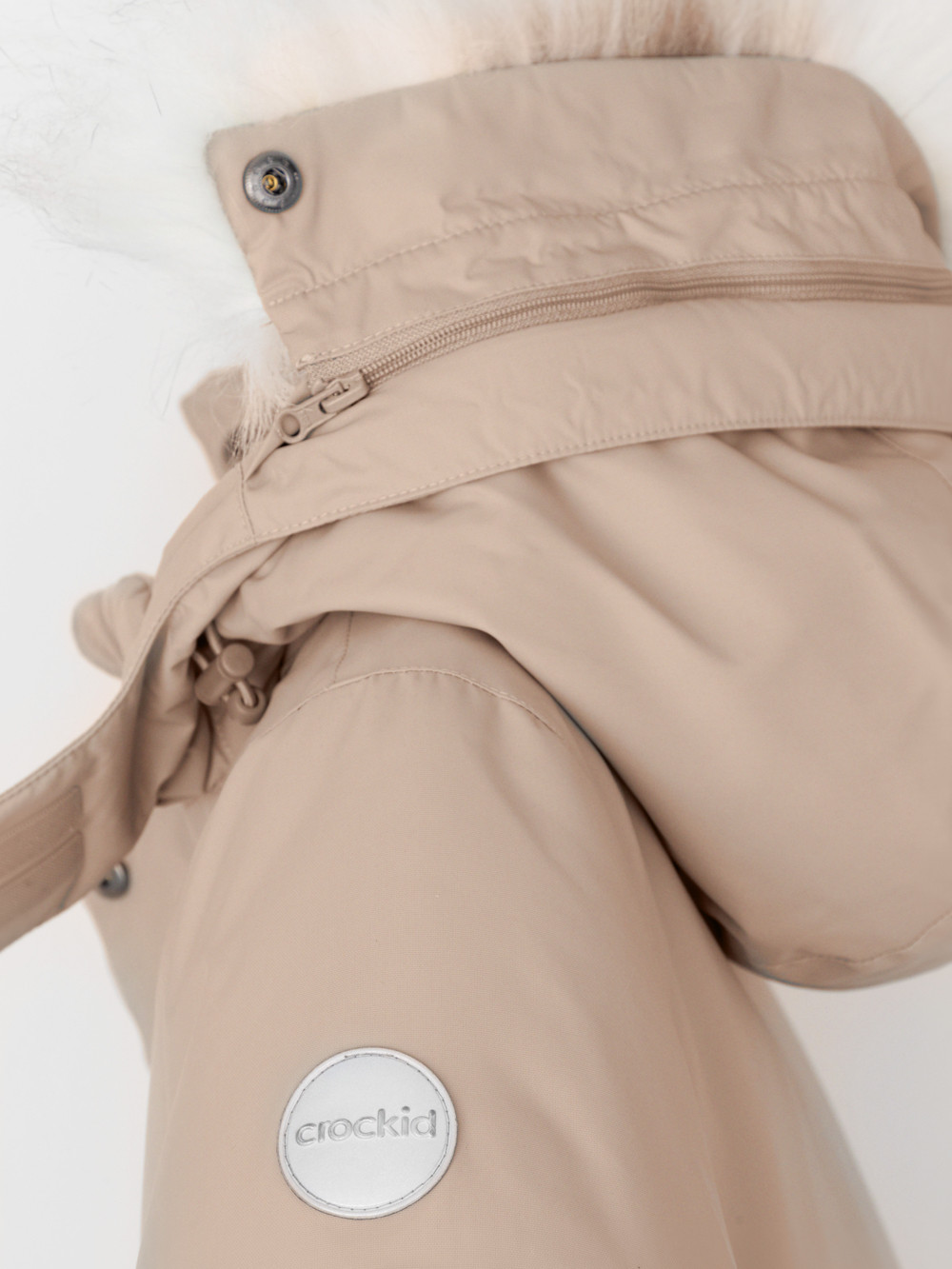 Куртка для девочки, артикул: ВК 38112/4 ГР, цвет: светло-бежевый, фото 8