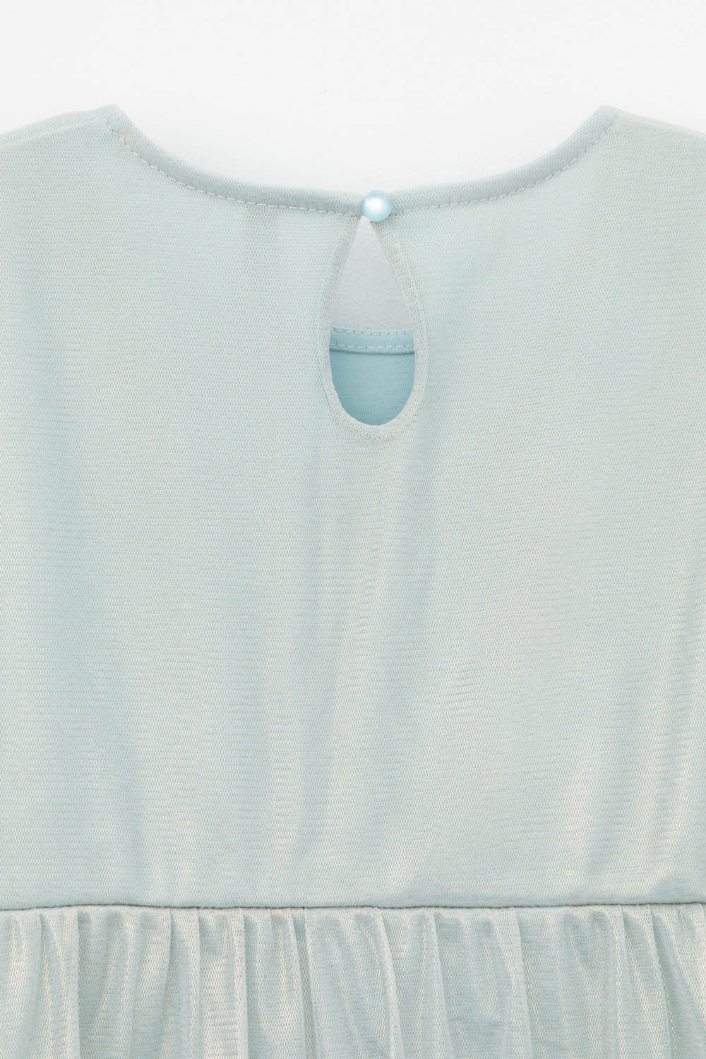 Платье для девочки, артикул: К 5855, цвет: голубой, фото 8