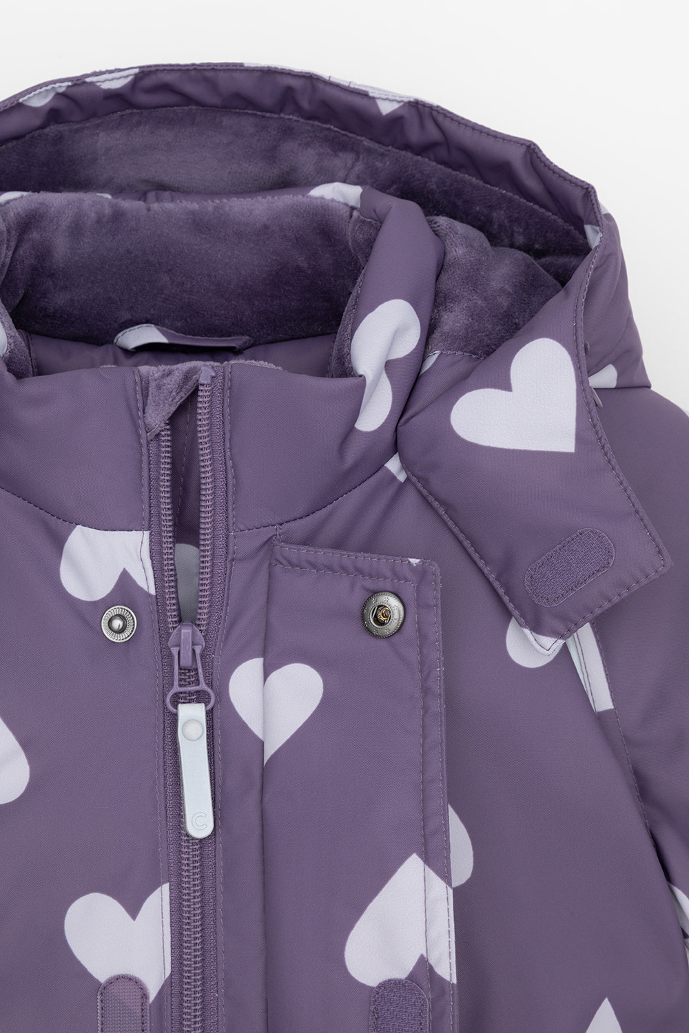 Комбинезоны утепленные для девочки, артикул: ВК 60113/н/3 УЗГ, цвет: фиолетовый, фото 8