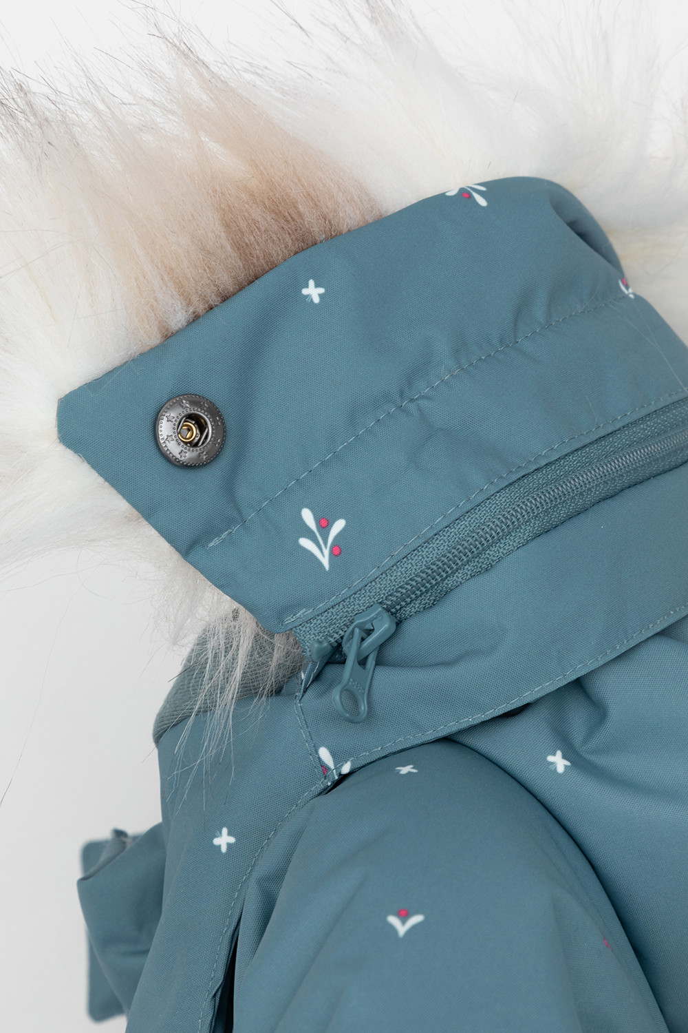 Комбинезоны утепленные для девочки, артикул: ВК 60116/н/3 Ал, цвет: зеленый, фото 8