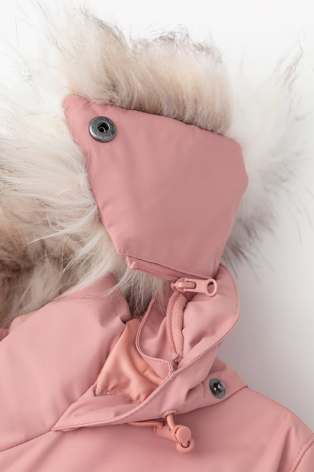 Пальто для девочки, артикул: ВК 34063/4 УЗГ, цвет: светло-розовый, фото 8