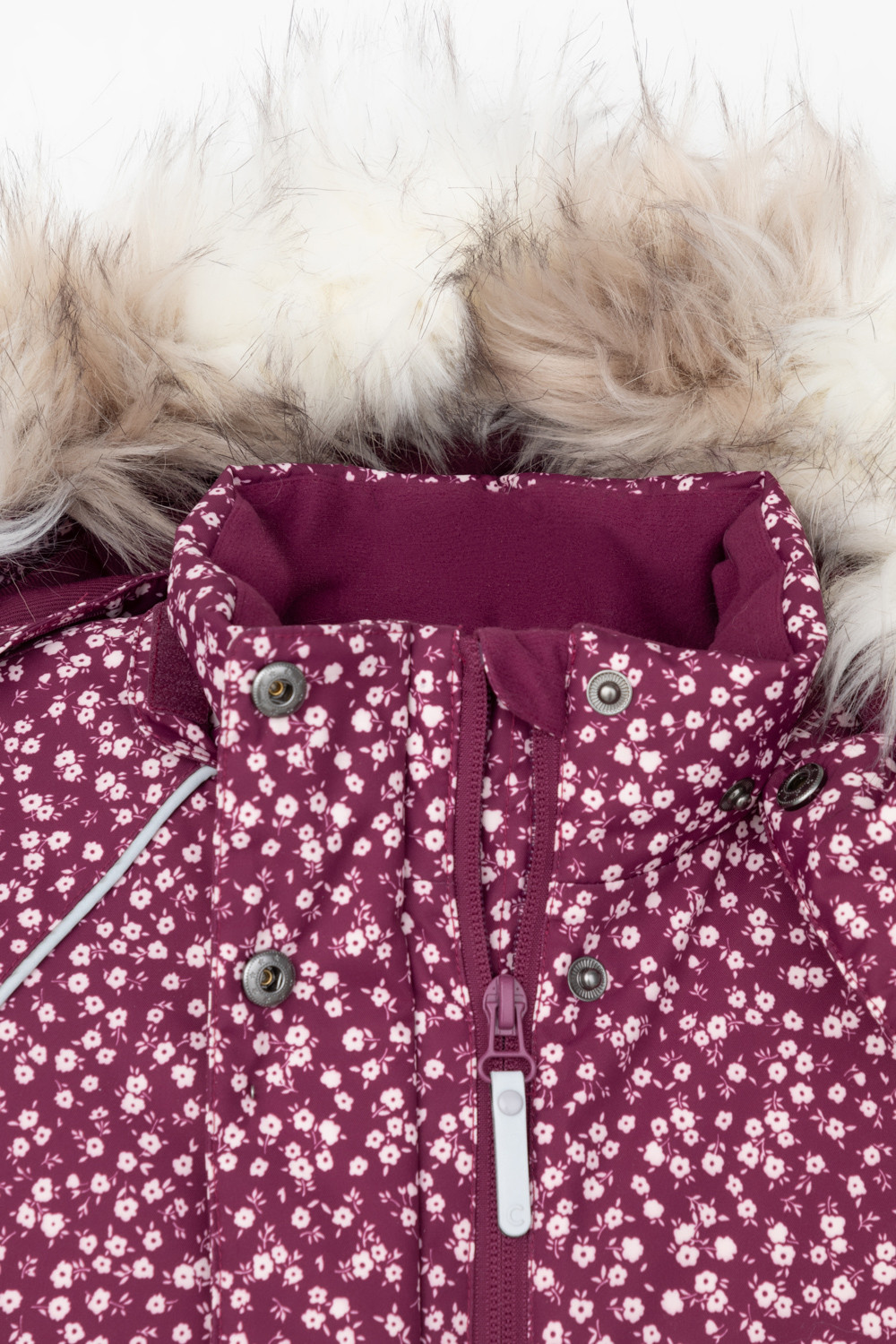 Комбинезоны утепленные для девочки, артикул: ВК 60098/н/4 ГР, цвет: фиолетовый, фото 8