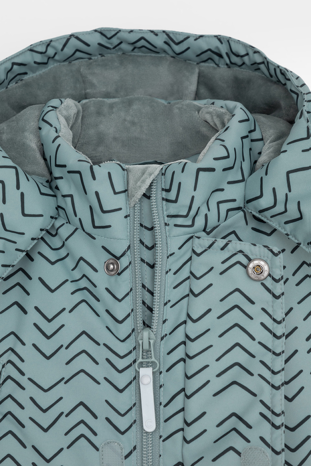 Комбинезоны утепленные для мальчика, артикул: ВК 60113/н/10 УЗГ, цвет: зеленый, фото 8