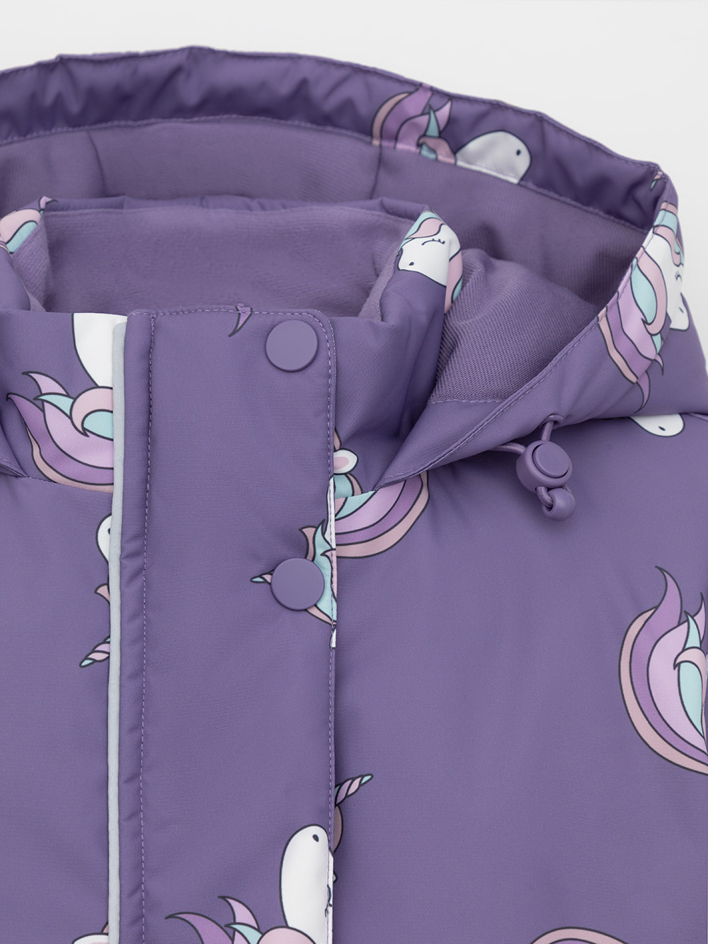 Куртка для девочки, артикул: ВК 38095/н/6 Ал, цвет: фиолетовый, фото 8