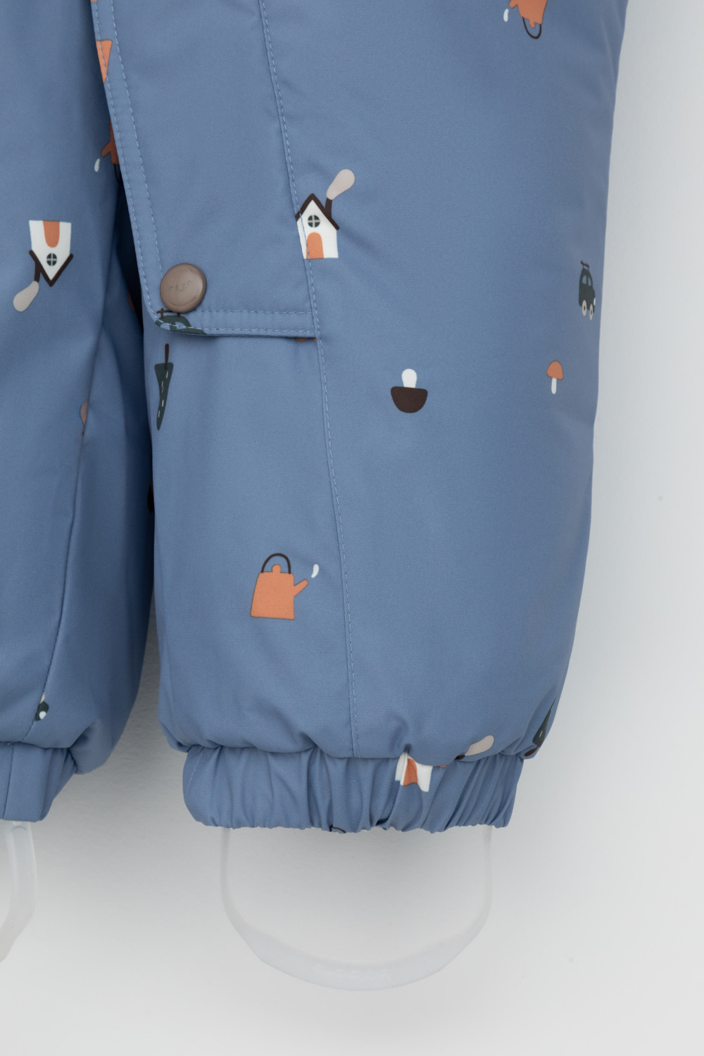 Комбинезоны утепленные для мальчика, артикул: ВК 60116/н/10 ГР, цвет: голубой, фото 8