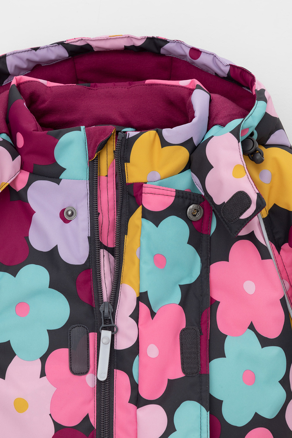 Комбинезоны утепленные для девочки, артикул: ВК 60032/н/47 Ал, цвет: серый, фото 8