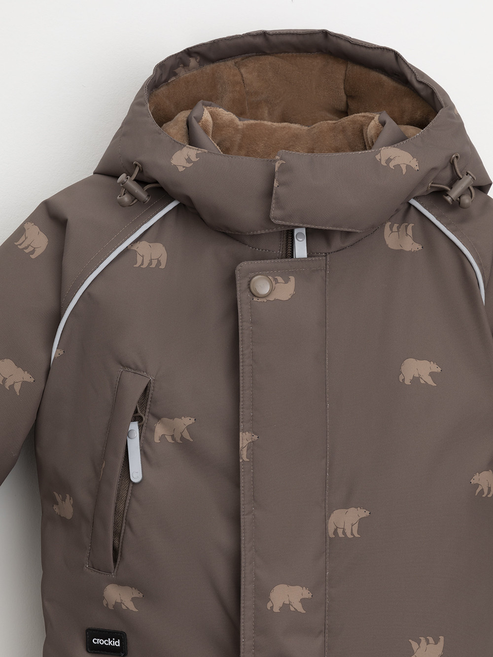 Комбинезоны утепленные для мальчика, артикул: ВК 60133/н/1 УЗГ, цвет: коричневый, фото 8