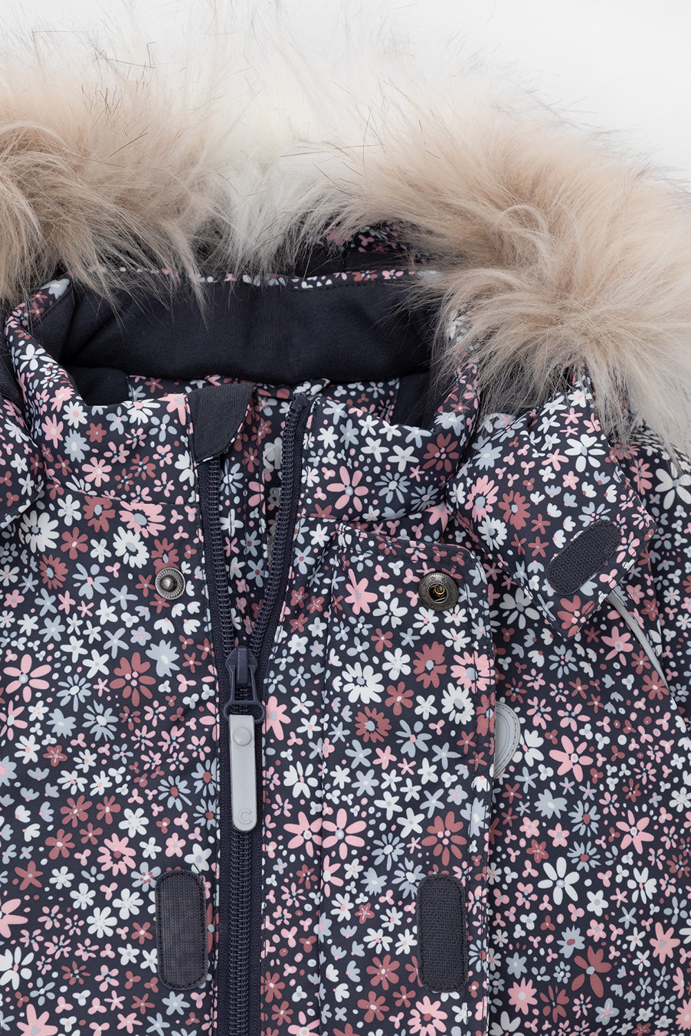 Комбинезоны утепленные для девочки, артикул: ВК 60116/н/1 Ал, цвет: синий, фото 8