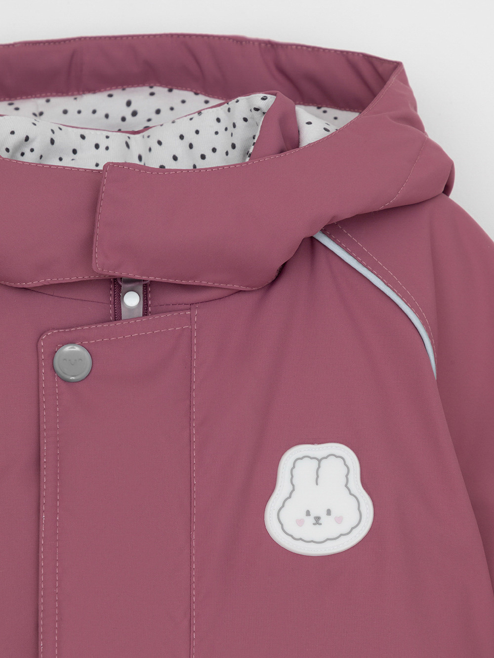 Комбинезоны утепленные для девочки, артикул: ВК 60107/4 Ал, цвет: бордовый, фото 4