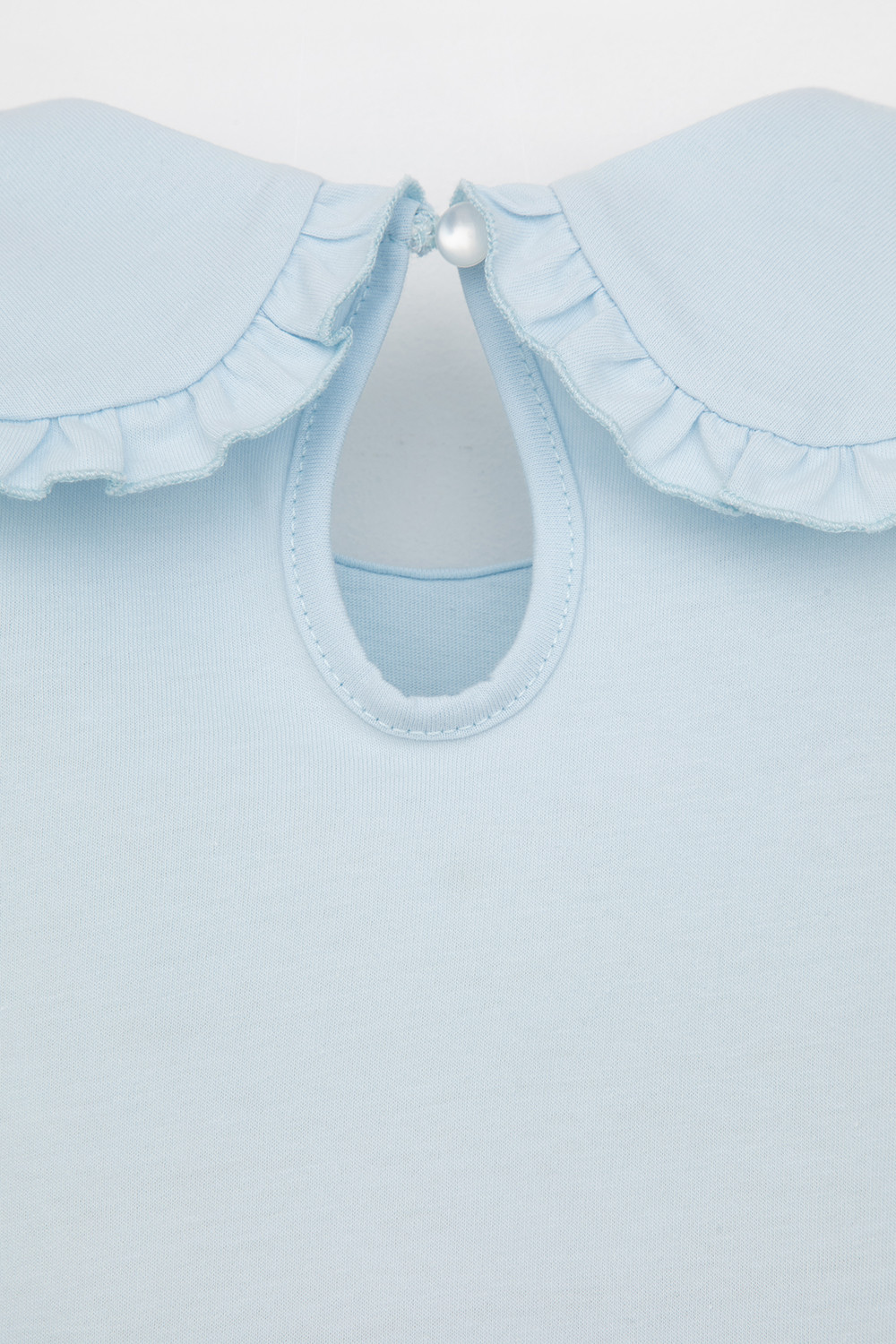 Блузка для девочки, артикул: К 302495, цвет: светло-голубой, фото 8