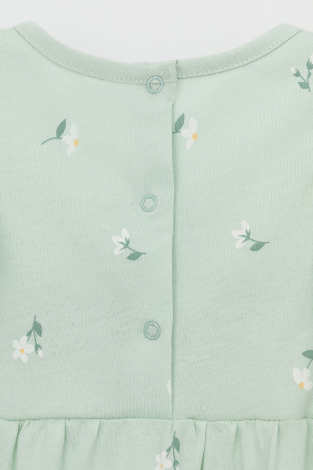 Полукомбинезон для девочки, артикул: КР 6408, цвет: зеленый, фото 8