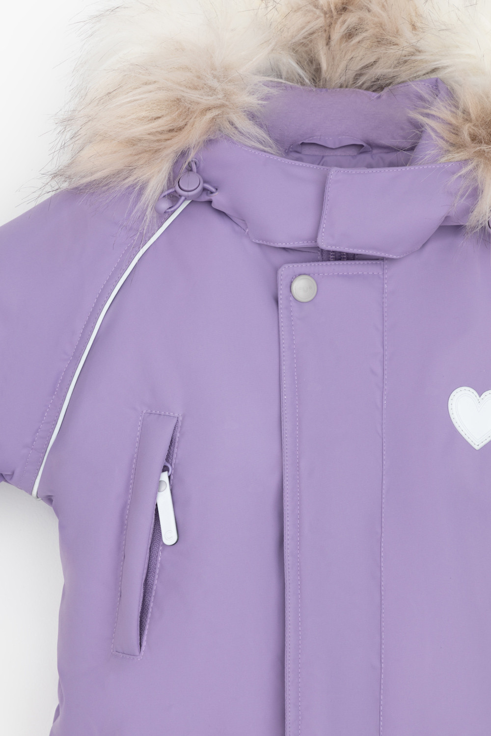 Комбинезоны утепленные для девочки, артикул: ВК 60106/2 УЗГ, цвет: фиолетовый, фото 8