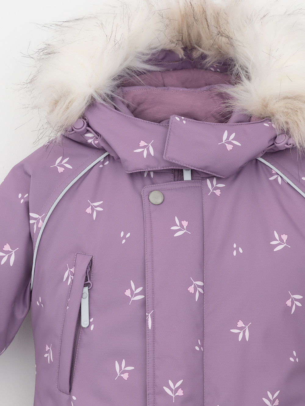 Комбинезоны утепленные для девочки, артикул: ВК 60116/н/13 Ал, цвет: бордовый, фото 8