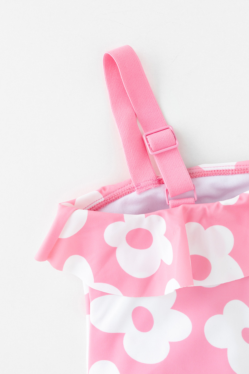 Купальник для девочки, артикул: ТК 16014/4н ФВ, цвет: ярко-розовый, фото 8