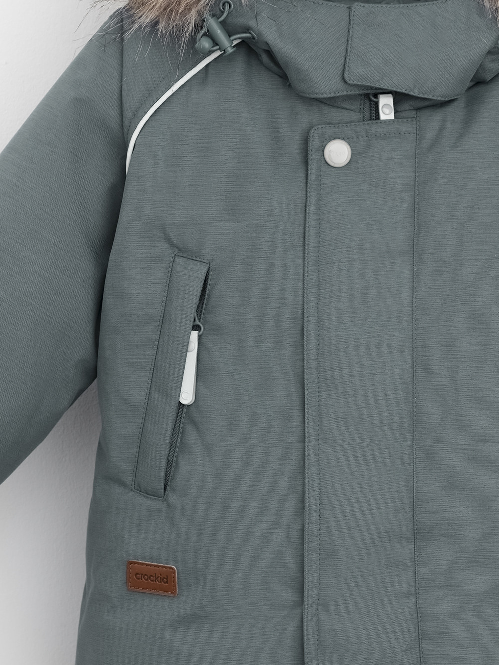 Комбинезоны утепленные для мальчика, артикул: ВК 60106/6 УЗГ, цвет: зеленый, фото 9