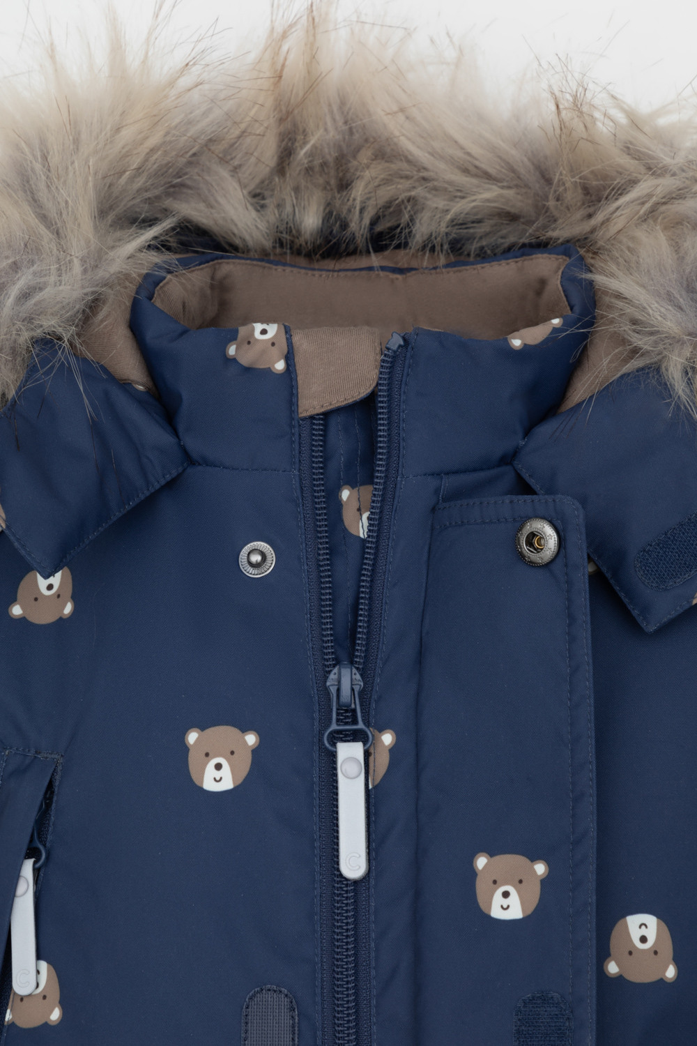 Комбинезоны утепленные для мальчика, артикул: ВК 60116/н/12 ГР, цвет: темно-синий, фото 9