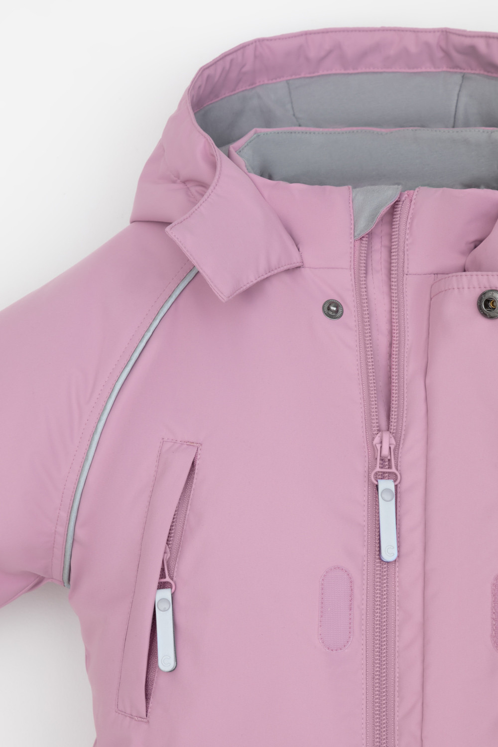 Комбинезоны утепленные для девочки, артикул: ВК 60118/1 ГР, цвет: розовый, фото 9