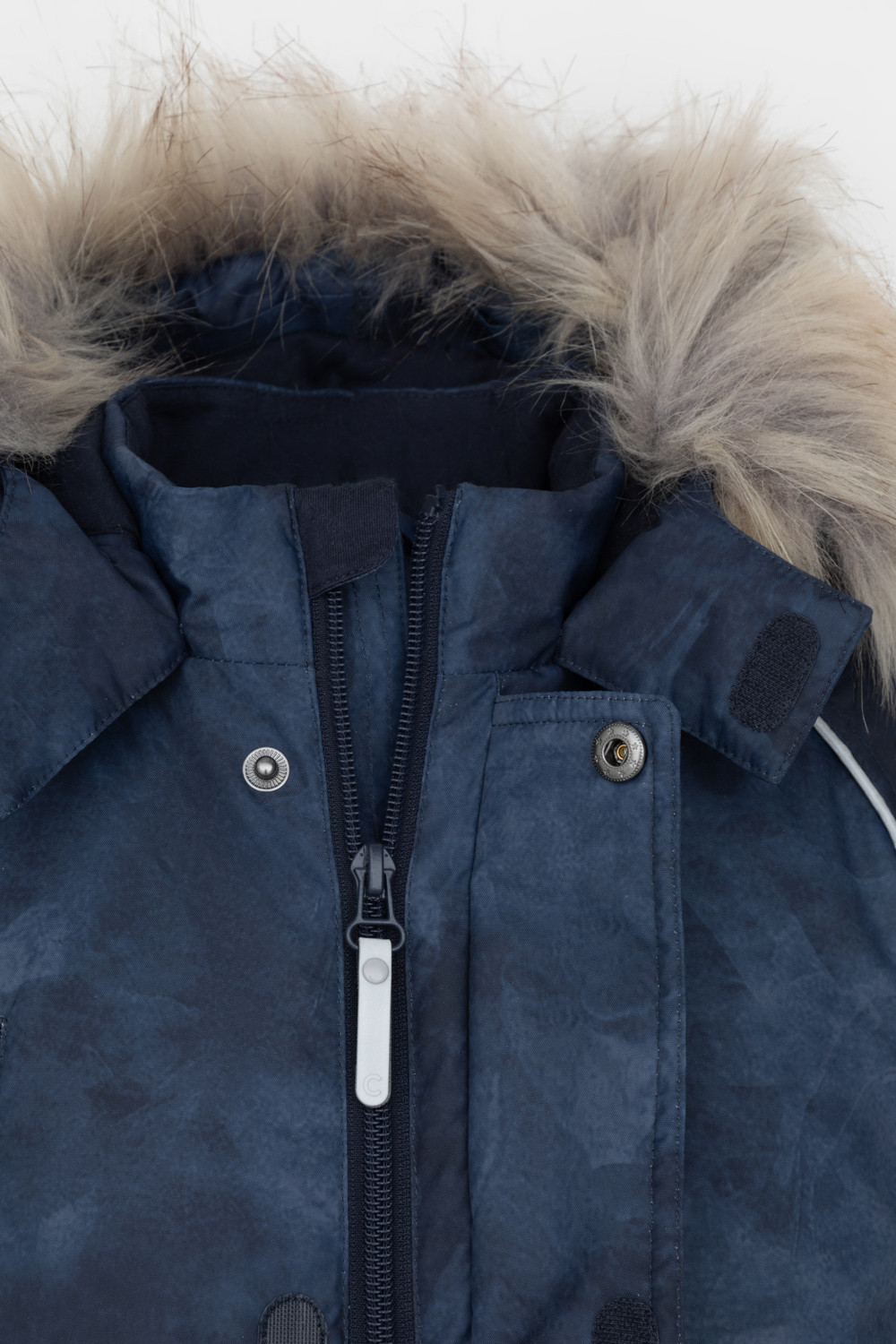 Комбинезоны утепленные для мальчика, артикул: ВК 60116/н/6 ГР, цвет: синий, фото 9