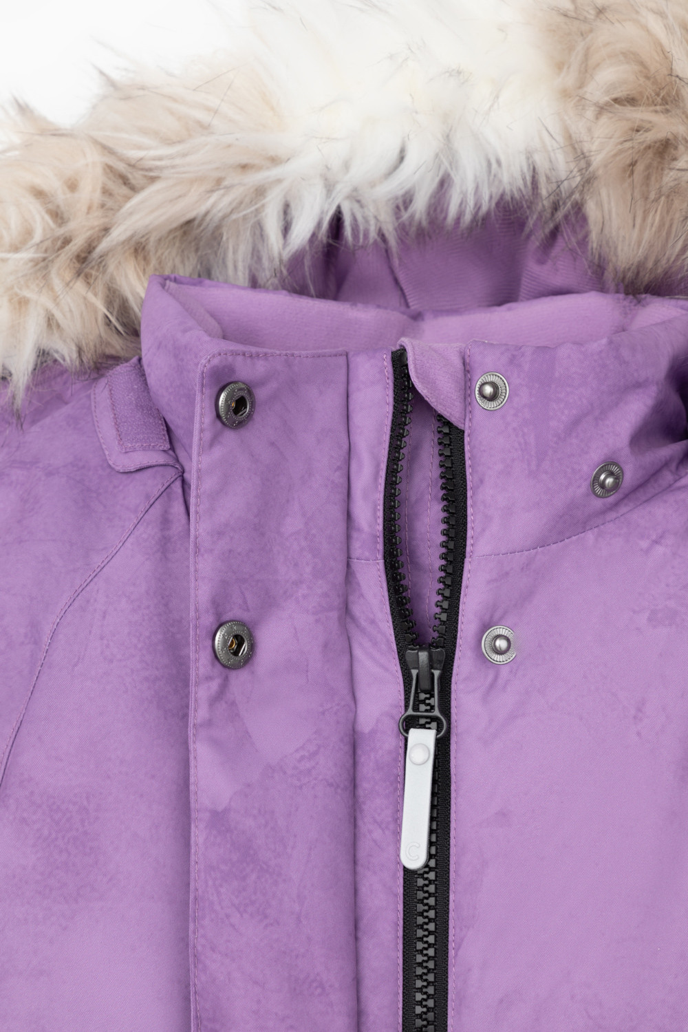 Комбинезоны утепленные для девочки, артикул: ВК 60120/н/6 ГР, цвет: фиолетовый, фото 9