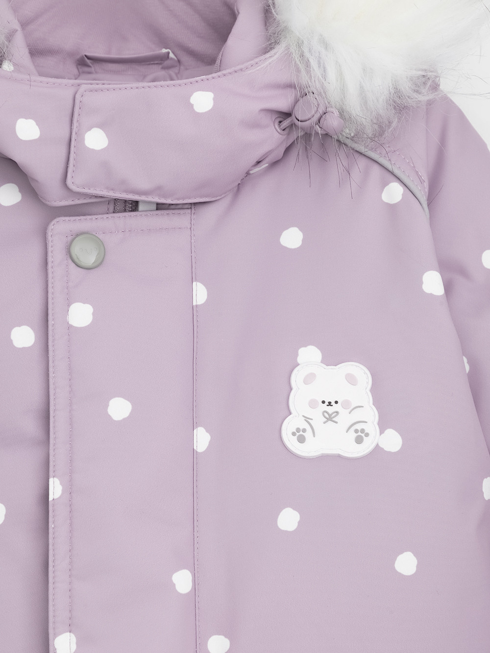 Комбинезоны утепленные для девочки, артикул: ВК 60103/н/7 УЗГ, цвет: розовый, фото 9